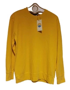 Neu mit Etikett Jungmaven Tahoe French Terry Unisex Hanf Bio Sweatshirt würzig senf M - Bild 1 von 5