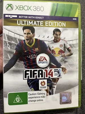 FIFA 14 - Ultimate Edition Xbox 360 Soccer Game Pal EA Sports Messi - No Manual - Image 1 of 4