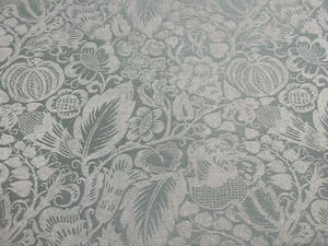 Tela Zoffany Cortina/Uph ""GRANADA"" 3 METROS HUEVO DE PATO - DAMASCO - TESPI COLL - Imagen 1 de 10