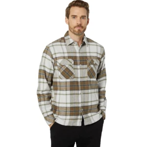 Men's Size S - Hurley Santa Cruz Shoreline Flannel Platinum - Picture 1 of 6