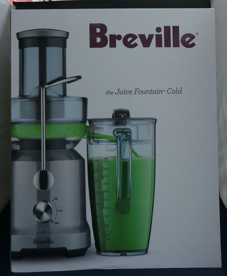 Breville Juice Fountain Cold Centrifugal Juicer - Silver (BJE430SIL)