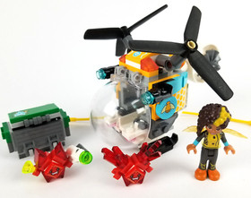 LEGO DC Super Hero Girls 41234 Bumblebee Helicopter Complete Kryptomite