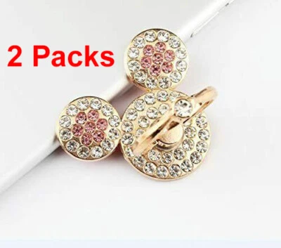 2Pack Finger Ring Holder Stand Grip 360° Rotating For Cell Phone  Mount Bling - Image 1 of 4