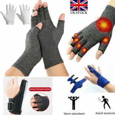 Anti Finger Hand Compression Cure Pain Relief Arthritis Brace Support Glove
