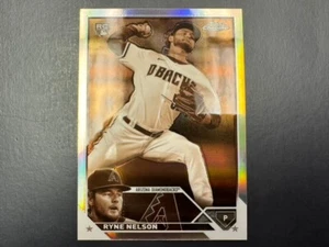 2023 Topps Chrome Ryne Nelson Rookie Card RC Sepia Refractor #193 - Bild 1 von 2