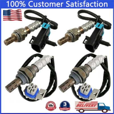 Sensor de oxígeno 4 piezas arriba+abajo para Chevrolet Silverado Suburban 2500 2012-2015 6,0 L Foto 1 de 4