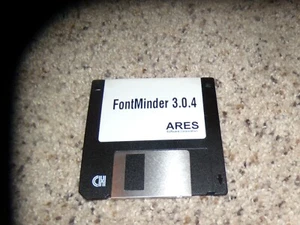 FontMinder 3.0.4 on 3.5" disk - Picture 1 of 1