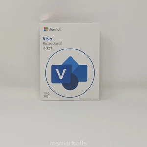 Microsoft Visio 2021 Professional 1 PC -Retail box *New Sealed* - Picture 1 of 3