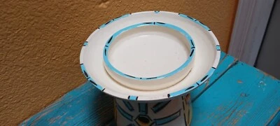 Southwest Unique Candle Holder with cutouts- -Pre-Own-very good - Image 1 of 4