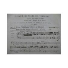 Berton H.Romance Delia and Verdikan Singer Harp Or Piano ca1810