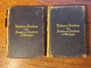 Wendell's History of Banking & Banks & Bankers of Michigan: Two Volumes, 1900 - Picture 1 of 10