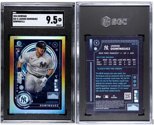 2024 Bowman #BAI-8 JASSON DOMINGUEZ Bowman AI SGC 9.5 S216 - Imagen 1 de 3