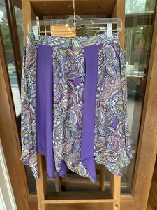 Disney D-Signed Girl Meets World Sabrina Carpenter Paisley Sharkbite Skirt - Picture 1 of 10
