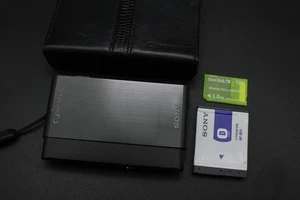 Cámara digital Sony Cybershot DSC-T77 10,1 MP negra probada - Imagen 1 de 6