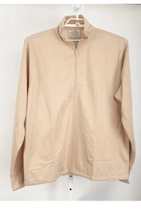 USMC Military Sleeping Shirt Mens XL Beige Zip Heat Retentive Moisture Resistant - Picture 1 of 4