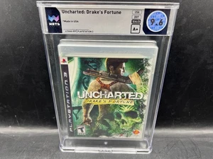 1st Print Uncharted Drake's Fortune PS3 WATA 9.6 A+ FACTORY SEALED MINT VGA - Bild 1 von 6