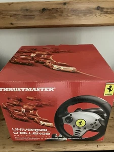 VOLANT THRUSTMASTER FERRARI UNIVERSAL CHALLENGE RACING WHEEL PS3 PS2 WII PC GAME - Imagen 1 de 6