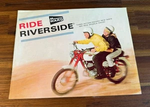 RARE VINTAGE MONTGOMERY WARDS MOTORCYCLE SALES BROCHURE 1960s - Foto 1 di 3