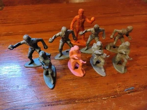 Lote de 9 figuras de mano de anillo MPC - Imagen 1 de 7
