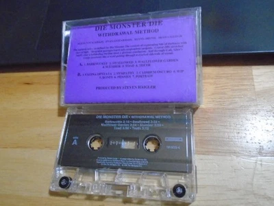RARE PROMO Die Monster D CASSETTE TAPE Withdrawal Method ROADRUNNER metal grunge - Image 1 of 2