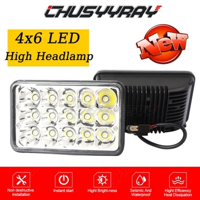 2x Faros LED Fit Pontiac Firebird 1991-1997 Trans Sport 4x6" haz alto/bajo DRL Foto 1 de 4