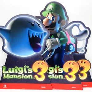 3 Pappaufsteller Luigis Mansion 3 Luigi Buu Huu Polterpinscher Geisterhund - Bild 1 von 24