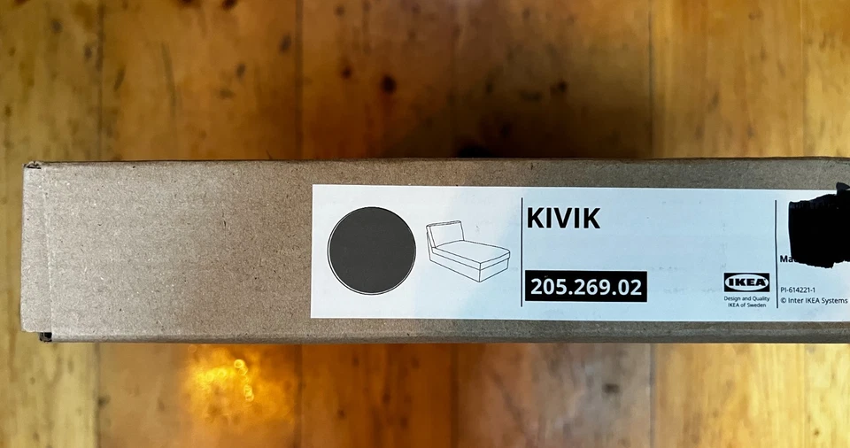 Ikea KIVIK Chaise ONLY cover Tibbleby beige/gray 205.269.02 -