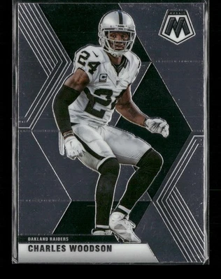 2020 Panini Mosaic #106 Charles Woodson Oakland Raiders - Image 1 of 2