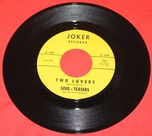 THE SOUL TEASERS "TWO LOVERS" 1960'S RARE NORTHERN SOUL ON JOKER N.MINT -  HEAR - Picture 1 of 2