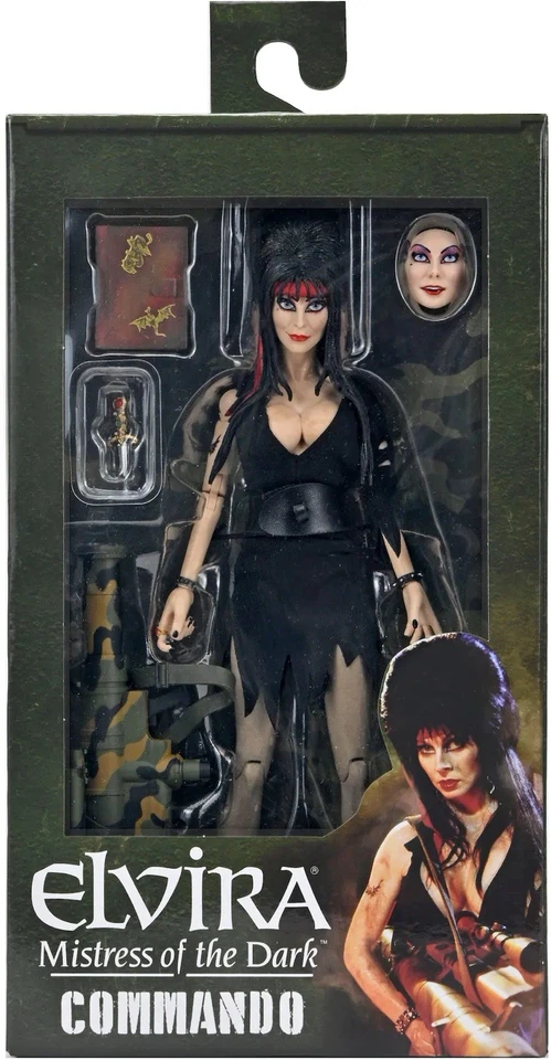 Figura de acción ELVIRA MISTRESS OF THE DARK "COMMANDO" TOTALMENTE NUEVA  Foto 1 de 1