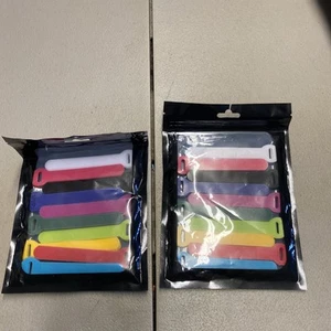 Wrap It Storage Self Gripping Cable Ties 20 Pack Multi Color New - Afbeelding 1 van 5