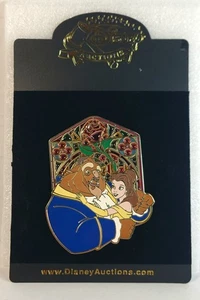 Disney Aste BELLE e BESTIA Spilla Jumbo Vetro Colorato 2005 LE100 Edizione Limitata - Foto 1 di 17