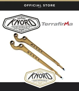 LAND ROVER DEFENDER 6 DEGREE 44mm CASTER CORRECTED FRONT RADIUS ARMS - Picture 1 of 1