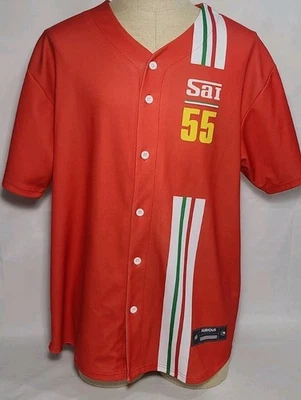 Camiseta de béisbol Furious Motorsport Carlos Sainz, Jr. #55 McLaren F1 Team XL usada Foto 1 de 4