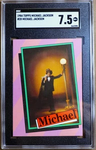 1984 Topps Michael Jackson #28 Michael Jackson SGC 7.5 - Bild 1 von 2