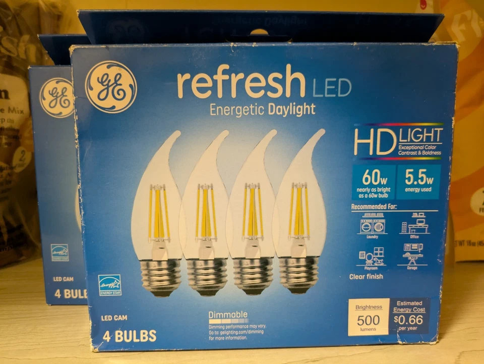 GE Refresh LED Cam bulbs-4 bulbs - Image 1 of 1