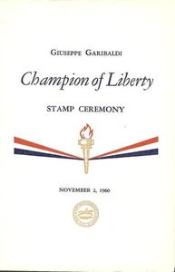 #1168-69-C1 First Day Ceremony Program 4c & 8c Garibaldi Stamps w/FDC - Picture 1 of 2