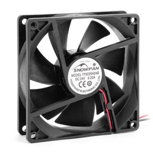 92mm x 92mm x 25mm 9225 24V DC Cooling Fan w Long Life Dual Ball Bearings - Picture 1 of 7