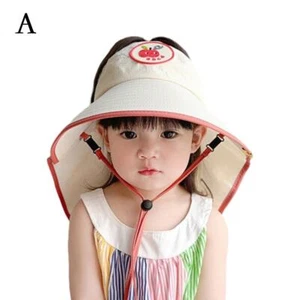 Children's sun hat Summer sun shading and UV protection cute large eave sk F8L2 - Picture 1 of 21