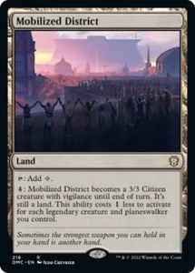 MOBILISIERTER DISTRIKT x4 mtg NM-M Commander Dominaria United 4 selten - Bild 1 von 1