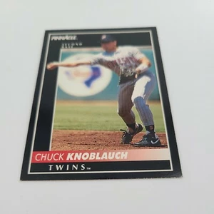 1992 Score Chuck Knoblauch #119 Pinnacle Minnesota Twins Baseball Card - Picture 1 of 2