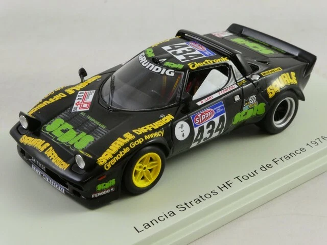 1 43 SPARK Lancia Stratos Hf #434 Rally Tour De France 1976 Saby Conconi S9088