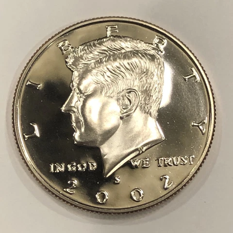 2002 S  John F Kennedy (CLAD) Half Dollar GEM PROOF *DIRECT FROM PROOF SET Cover