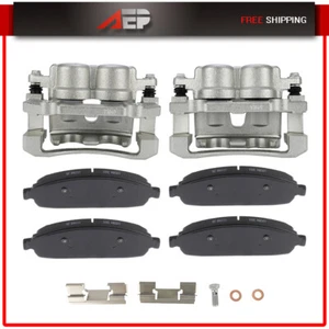 Front Brake Calipers W/Brakcket And Ceramic Pads For 2006-2010 Jeep Commander - Bild 1 von 6