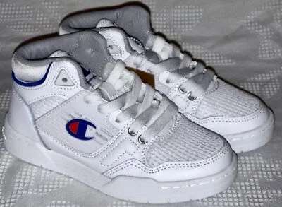 CHAMPION 3 On 3 White Red Royal Blue Basketball Shoes NEW Little Boys Sz 12 12c - Image 1 of 4