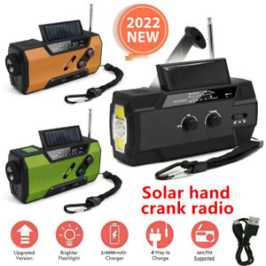 Handkurbel Radio Solar Kurbel Dynamo Radio AM/FM Radio Notfall LED Taschenlampe