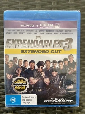 THE EXPENDABLES 3: EXTENDED CUT (2014) BLU-RAY BRAND NEW & SEALED ACTION - Image 1 of 4