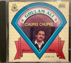Chupke Chupke Live In Concert By Ghulam Ali - Pakistani Ghazals CD - Picture 1 of 2