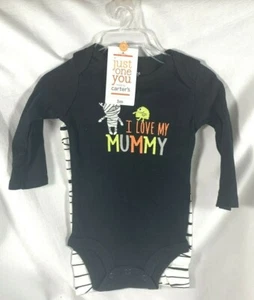 NWT 3M  CARTER'S JUST ONE YOU I LOVE MY MUMMY 2-PEICE HALLOWEEN OUTFIT - Picture 1 of 5