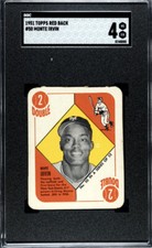 1951 Topps Red Back Monte Irvin #50 SGC 4, RC Rookie Card